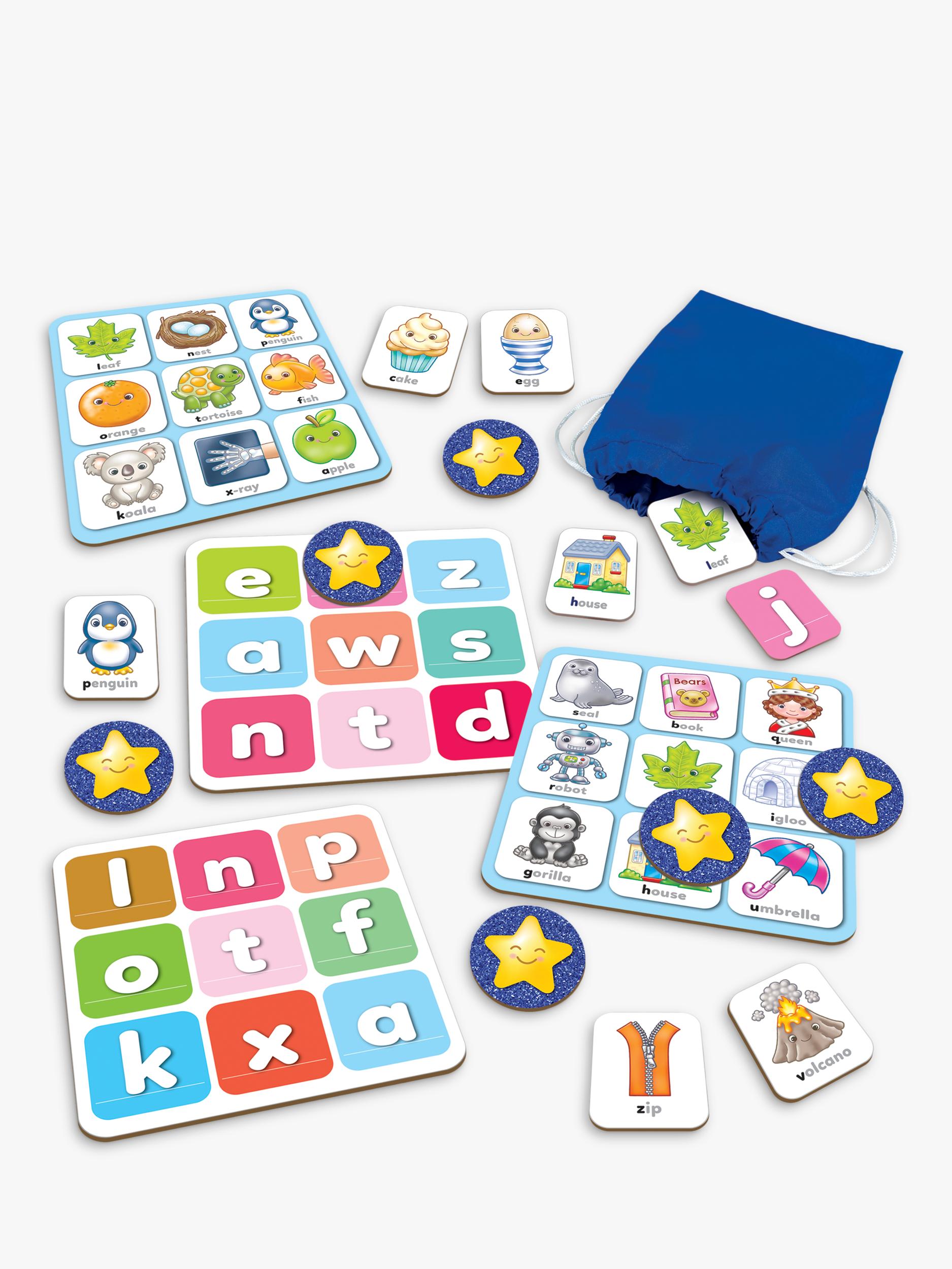 Orchard Toys Alphabet Bingo letter game box (British brand)