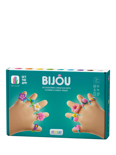John Lewis TOMY Hey Clay Bijou Flower and Sweet Rings Craft Kit- Buy online at McGrocer