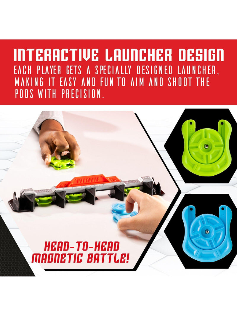 TOMY Magshuto Knockout magnetic battle game, imported from the UK