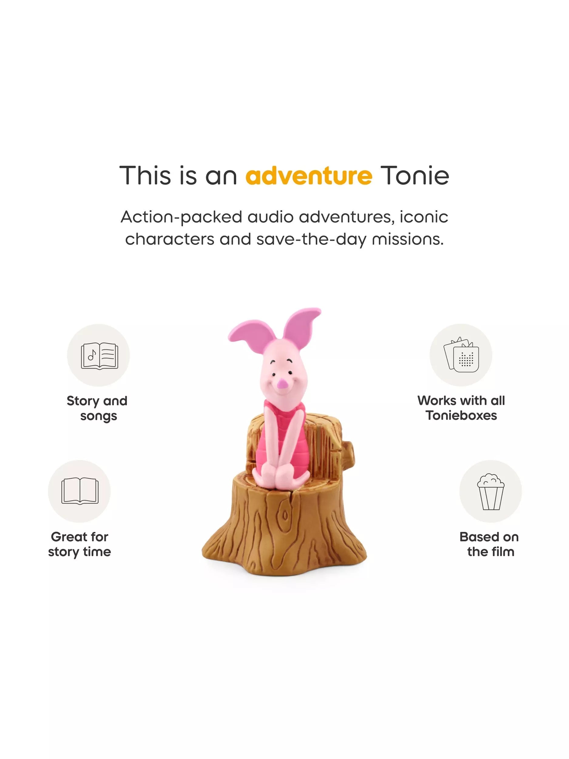 tonies Piglet audio character for Toniebox - British product