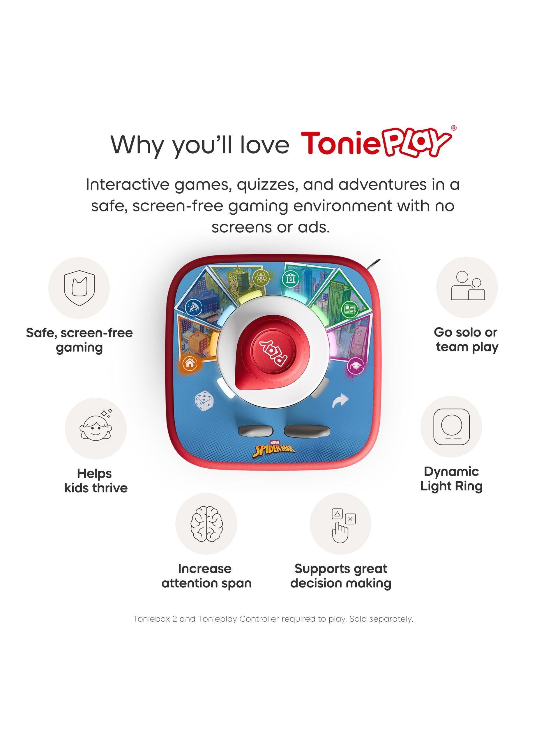 Tonies Spider-Man Tonieplay game - British product