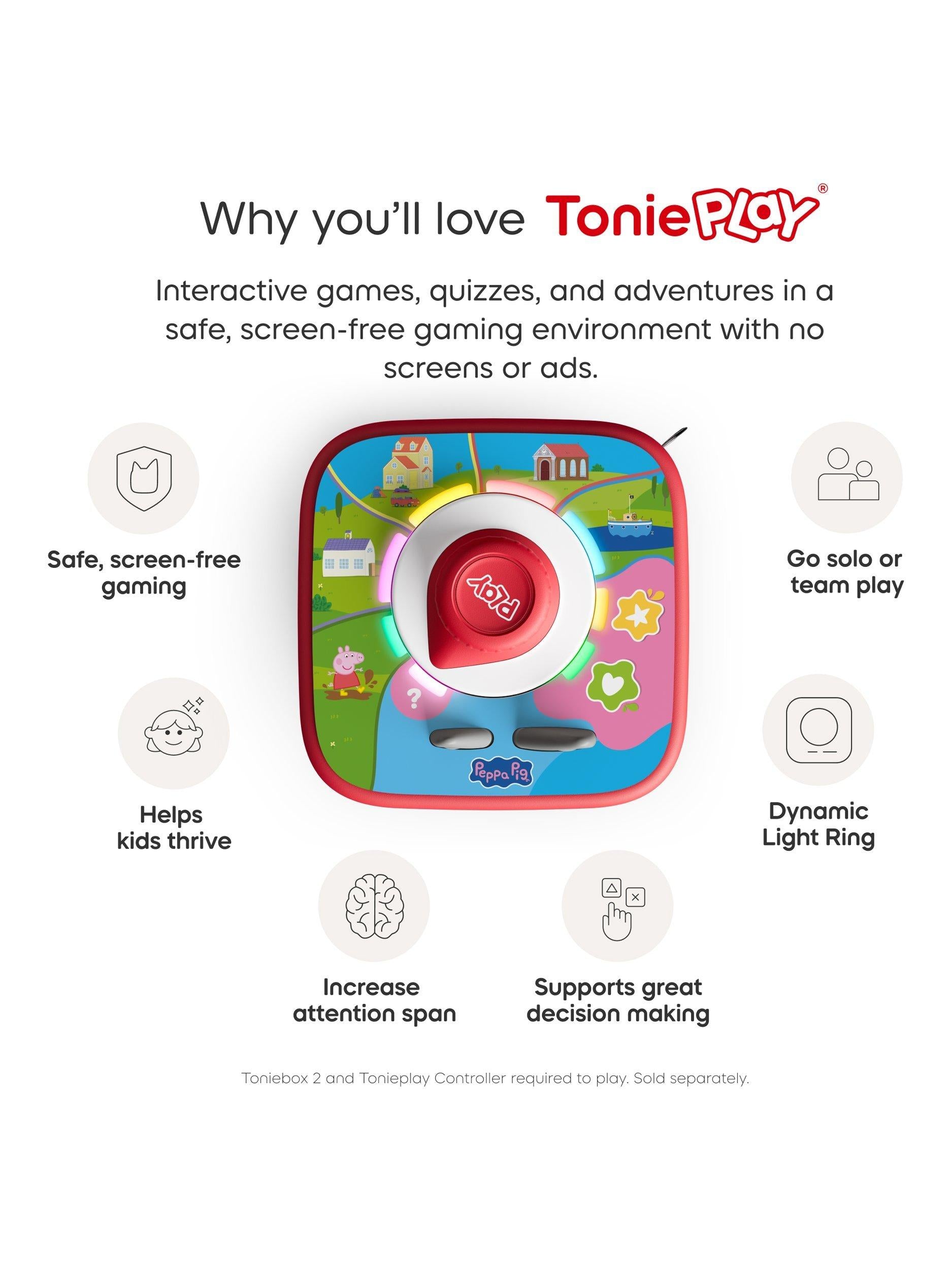tonies Peppa Pig Tonieplay game disc (British brand)