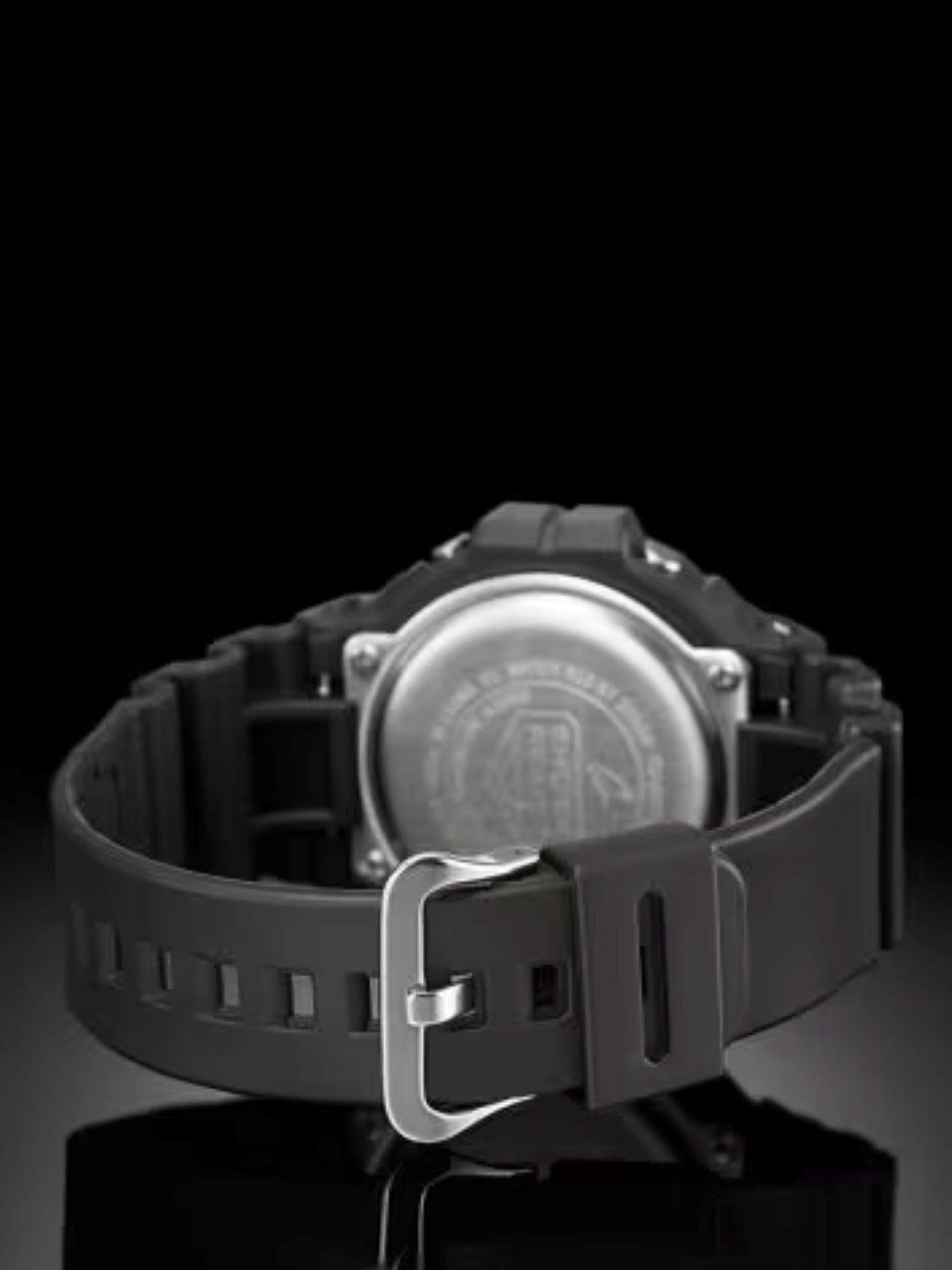 Casio G-SHOCK octagonal black men's digital watch (British brand)