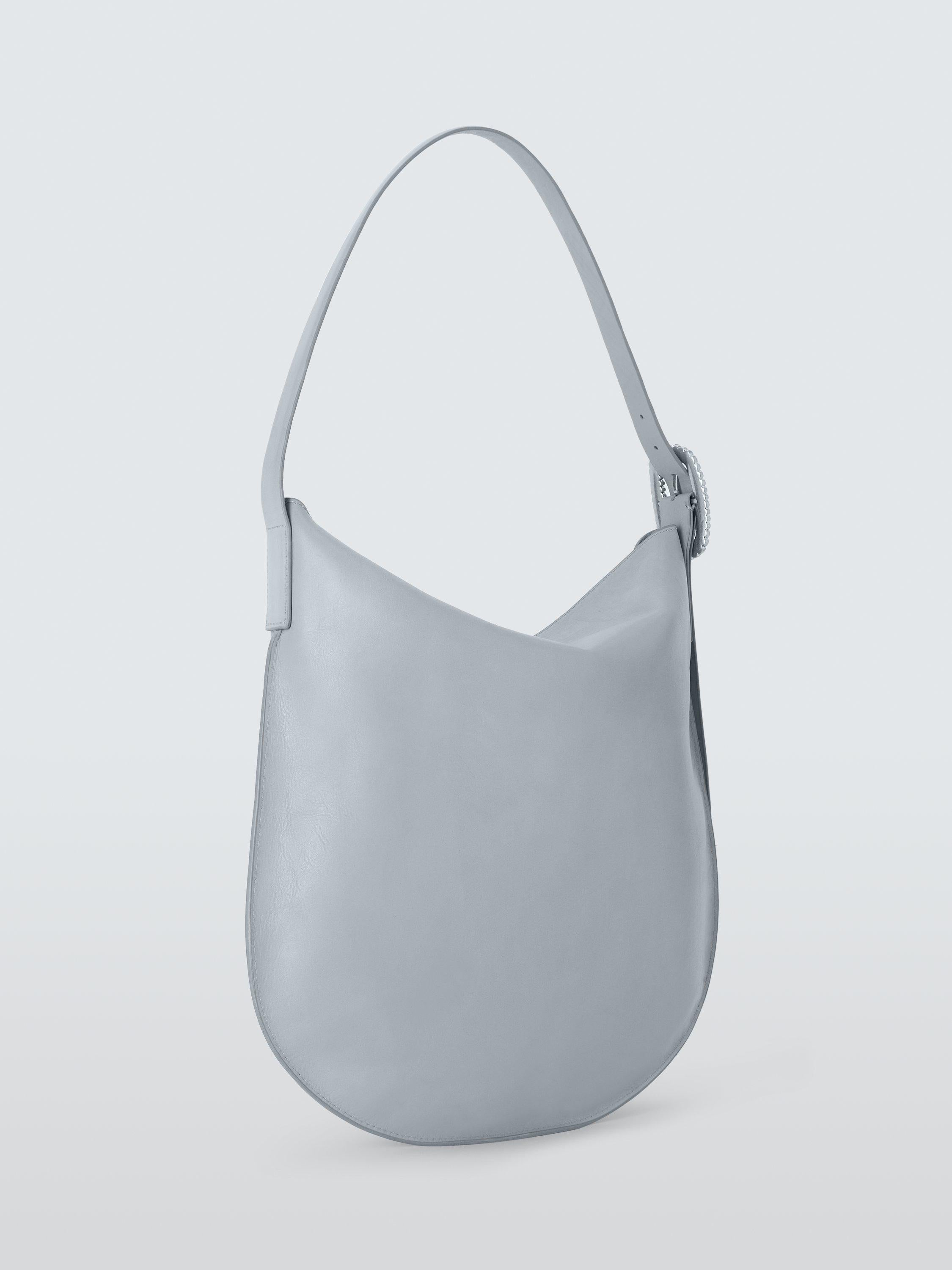 John Lewis x REJINA PYO leather hobo bag grey large, UK version
