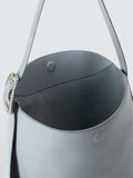 John Lewis x REJINA PYO leather hobo bag grey large, UK version