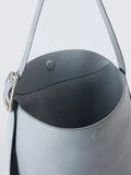 John Lewis x REJINA PYO leather hobo bag grey large, UK version