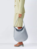 John Lewis x REJINA PYO leather hobo bag grey large, UK version
