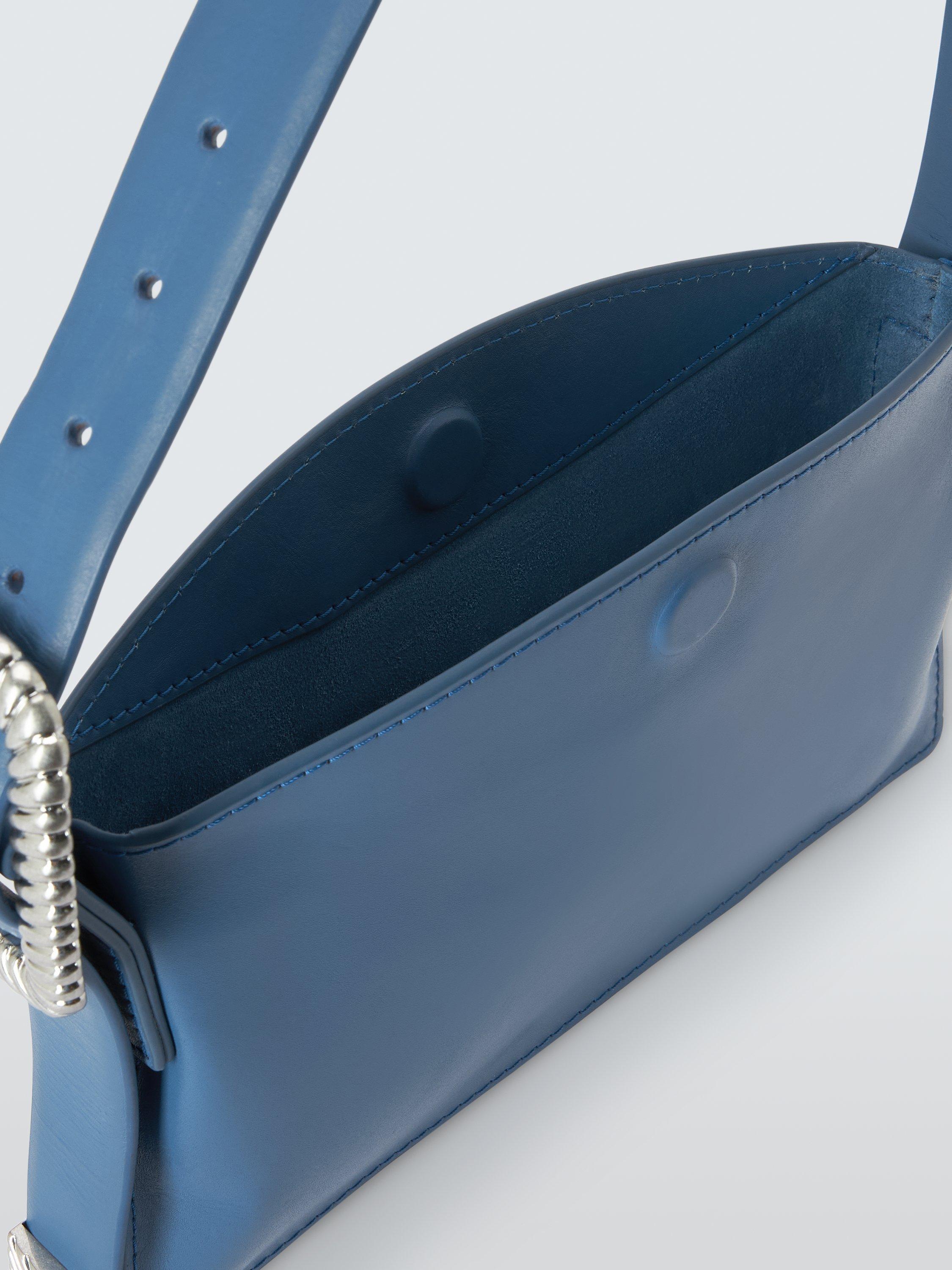 John Lewis x REJINA PYO leather shoulder bag cornflower blue mini - British product