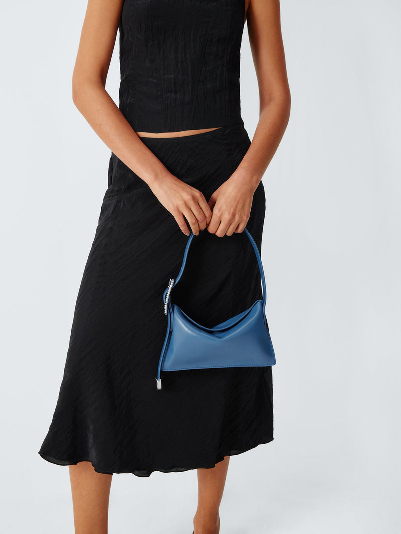 John Lewis x REJINA PYO leather shoulder bag cornflower blue mini - British product