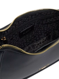 Dune London asymmetric chain shoulder bag black (British brand)