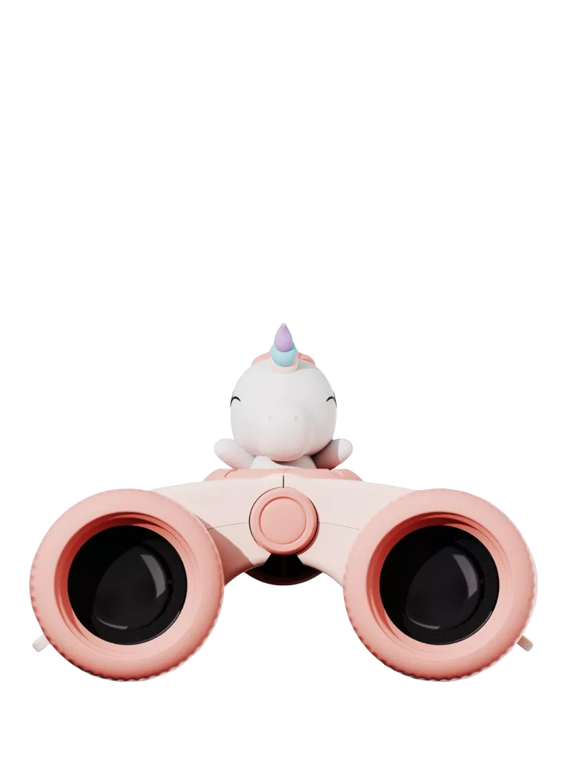 Zoofamily unicorn binoculars pink (British brand)