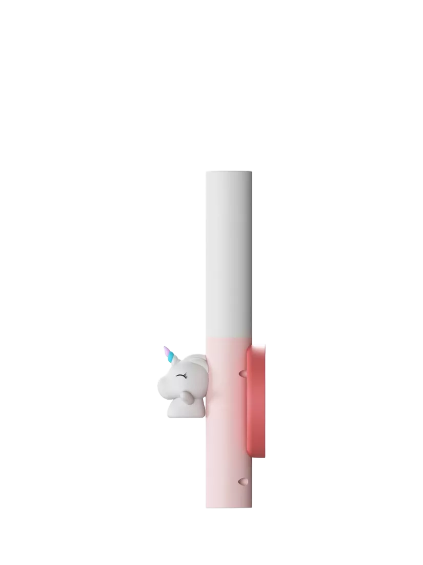 The Zoofamily Unicorn Fox night light in pink, imported from the UK