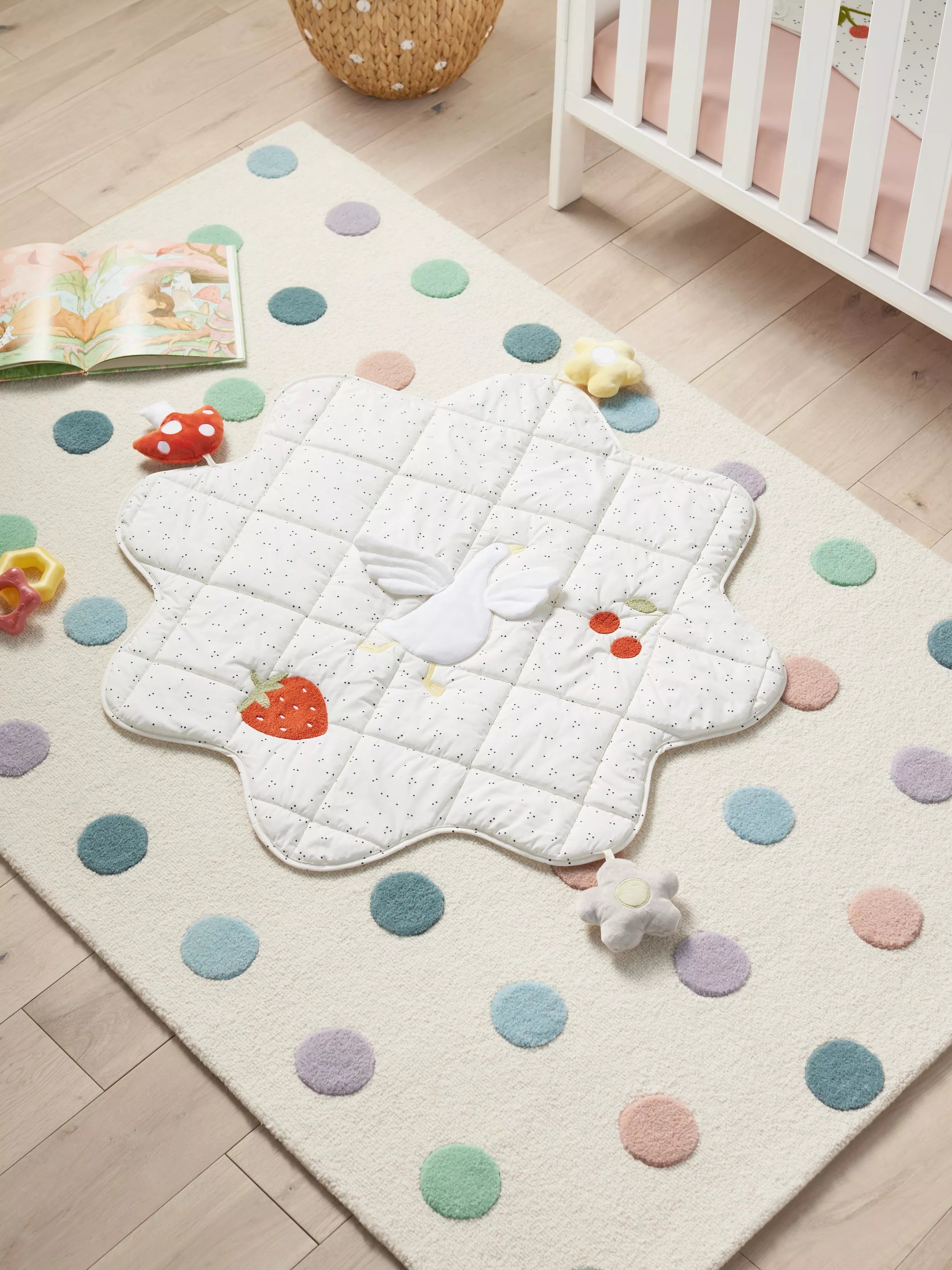 John Lewis Wander Goose baby playmat 95x95cm (British brand)