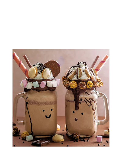 John Lewis Cardmix Chocolate Milkshake Blank Greeting Card- Buy online at McGrocer