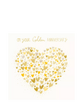Woodmansterne golden anniversary card with brown envelope (British brand)