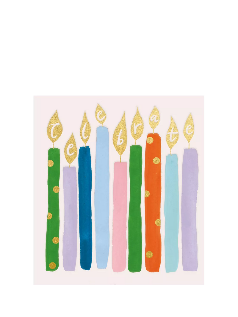 The Proper Mail Company gold foil birthday card - British product