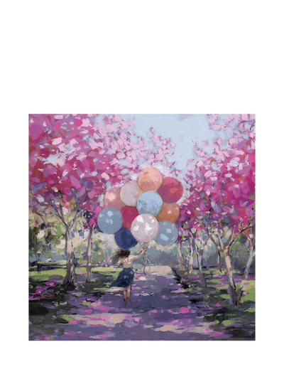 John Lewis Woodmansterne Girl In The Park Birthday Card- Buy online at McGrocer