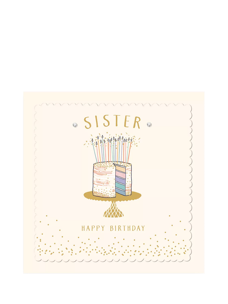 Proper Mail Company sister birthday card, imported from the UK