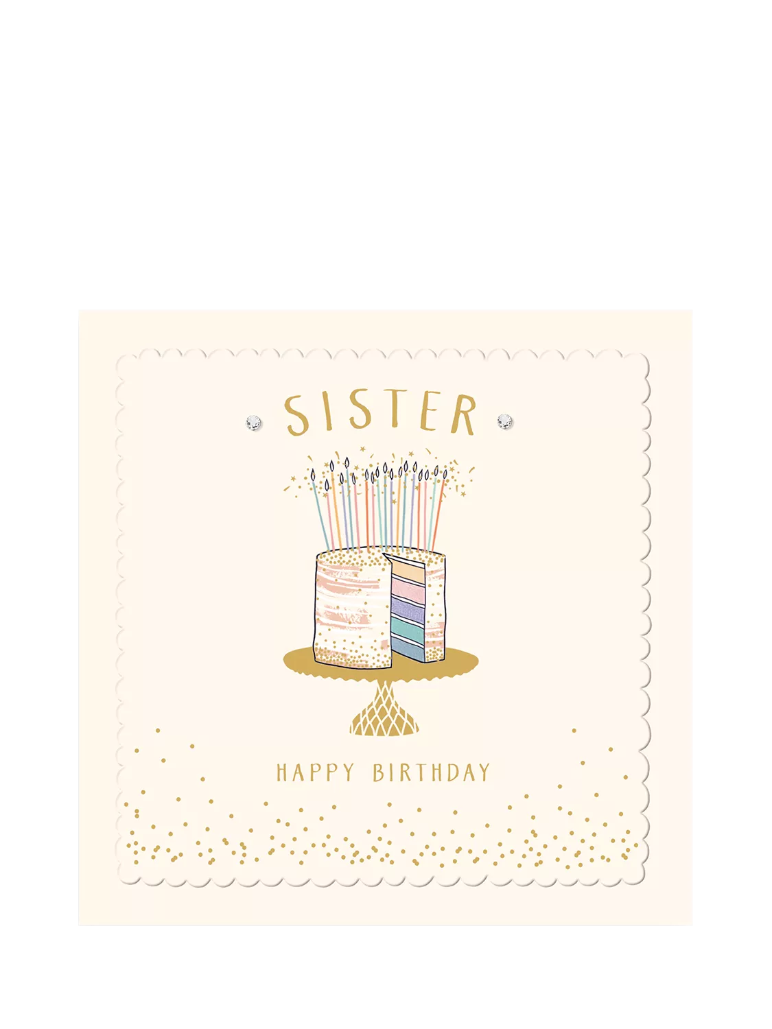 Proper Mail Company sister birthday card, imported from the UK