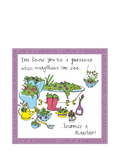 Woodmansterne Plant Pots Blank Greeting Card