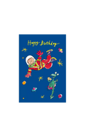 Woodmansterne Space Man birthday card 180x129mm (British brand)