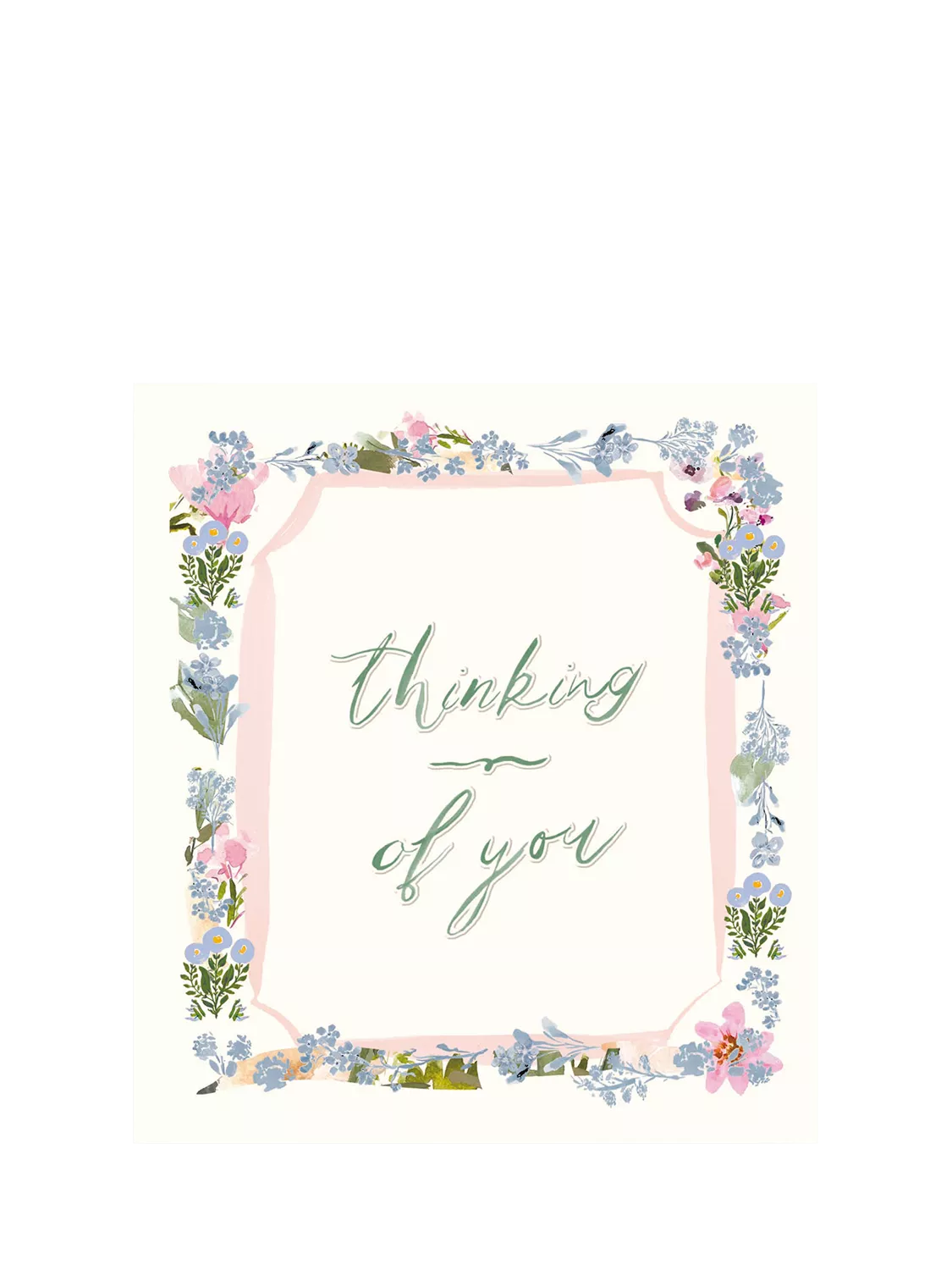 Woodmansterne Thinking Of You sympathy card, imported from the UK