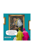 Woodmansterne art gallery portrait blank greeting card - British product