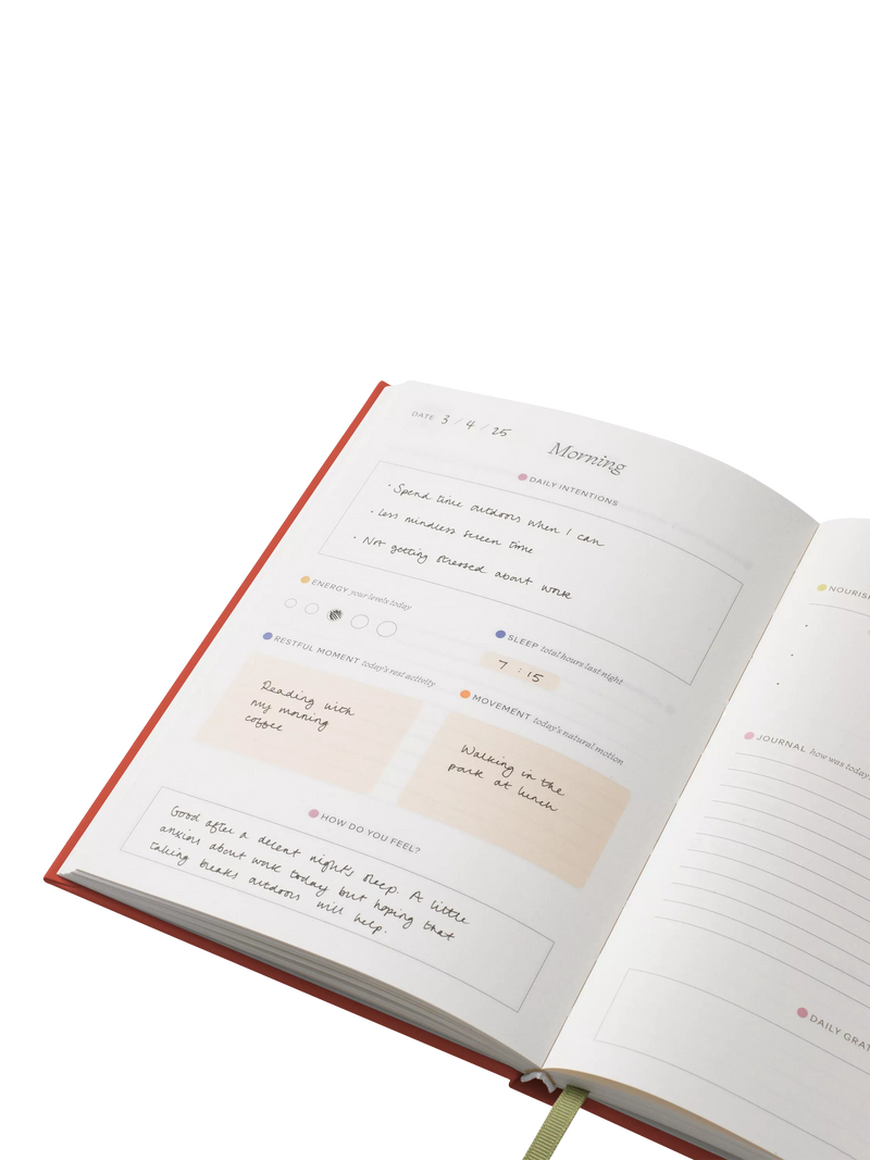Papier Floral Ikat wellness journal A5 (British brand)