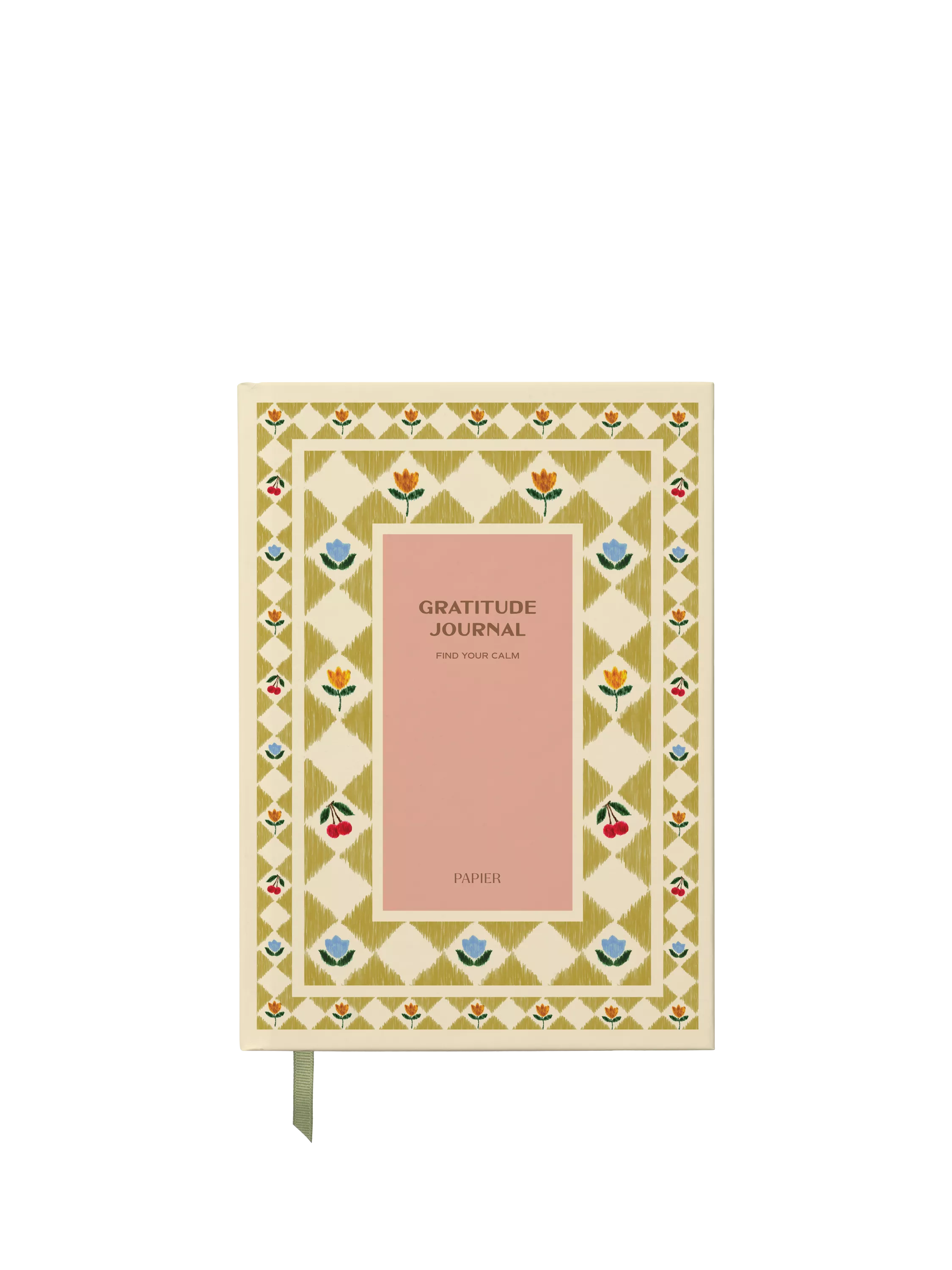 Papier Folk gratitude journal green A5 - British product