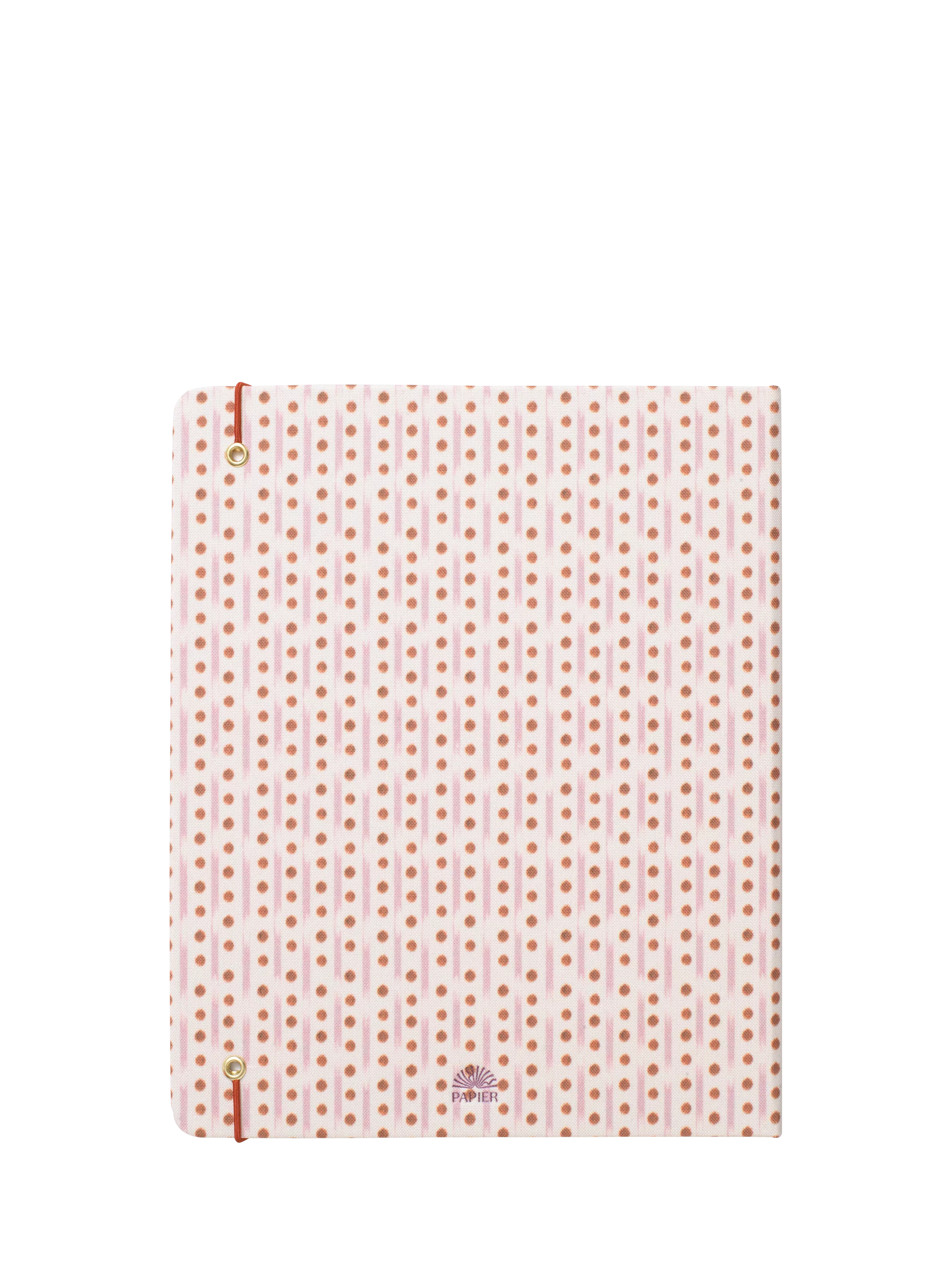 Papier Ikat Stripe planner in pink (British brand)
