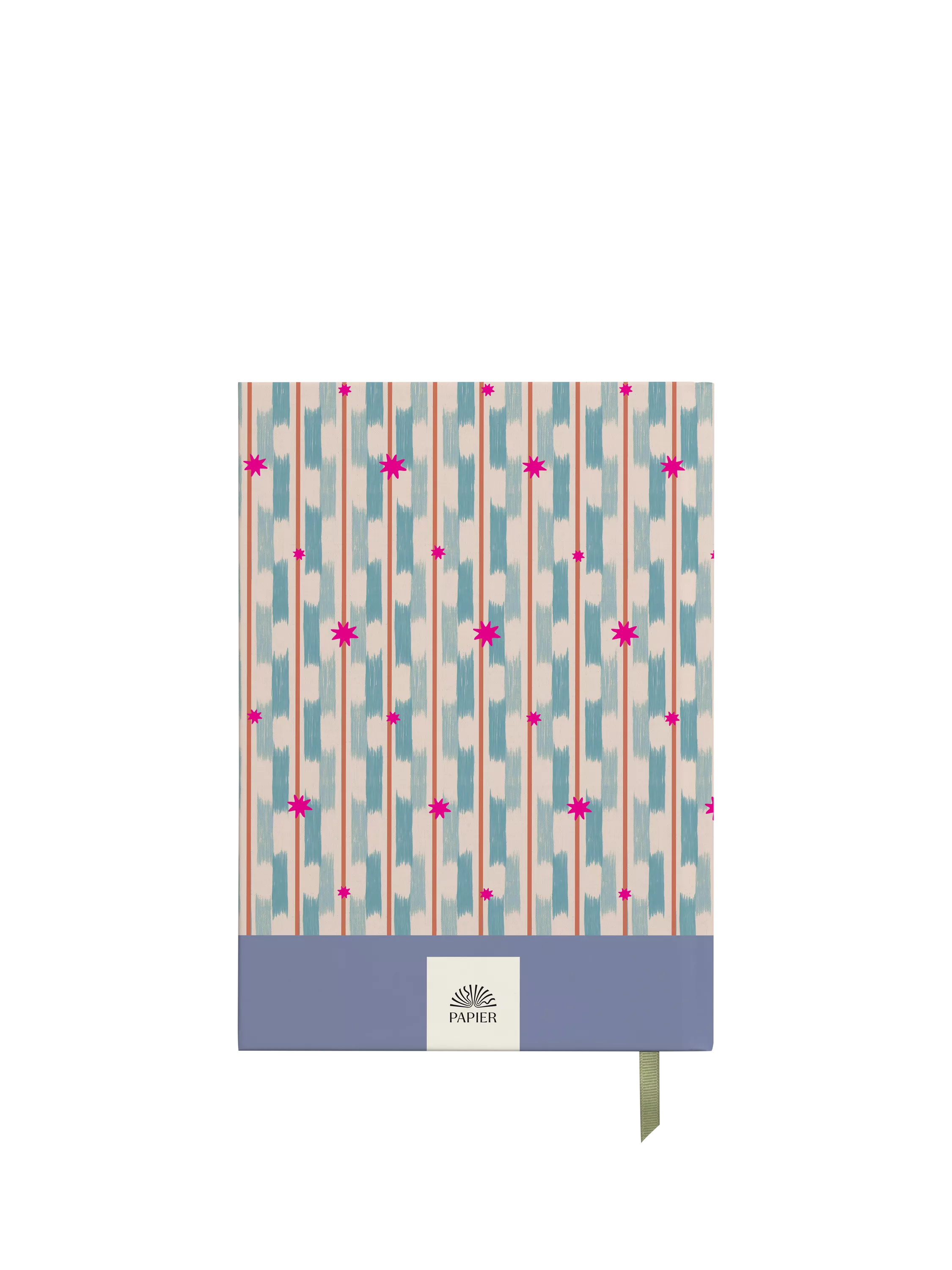 Papier Starry Ikat finance planner Blue A5 - British product