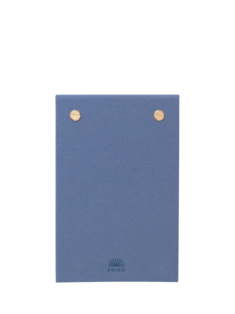 Papier Solar Power notepad denim lined - British brand