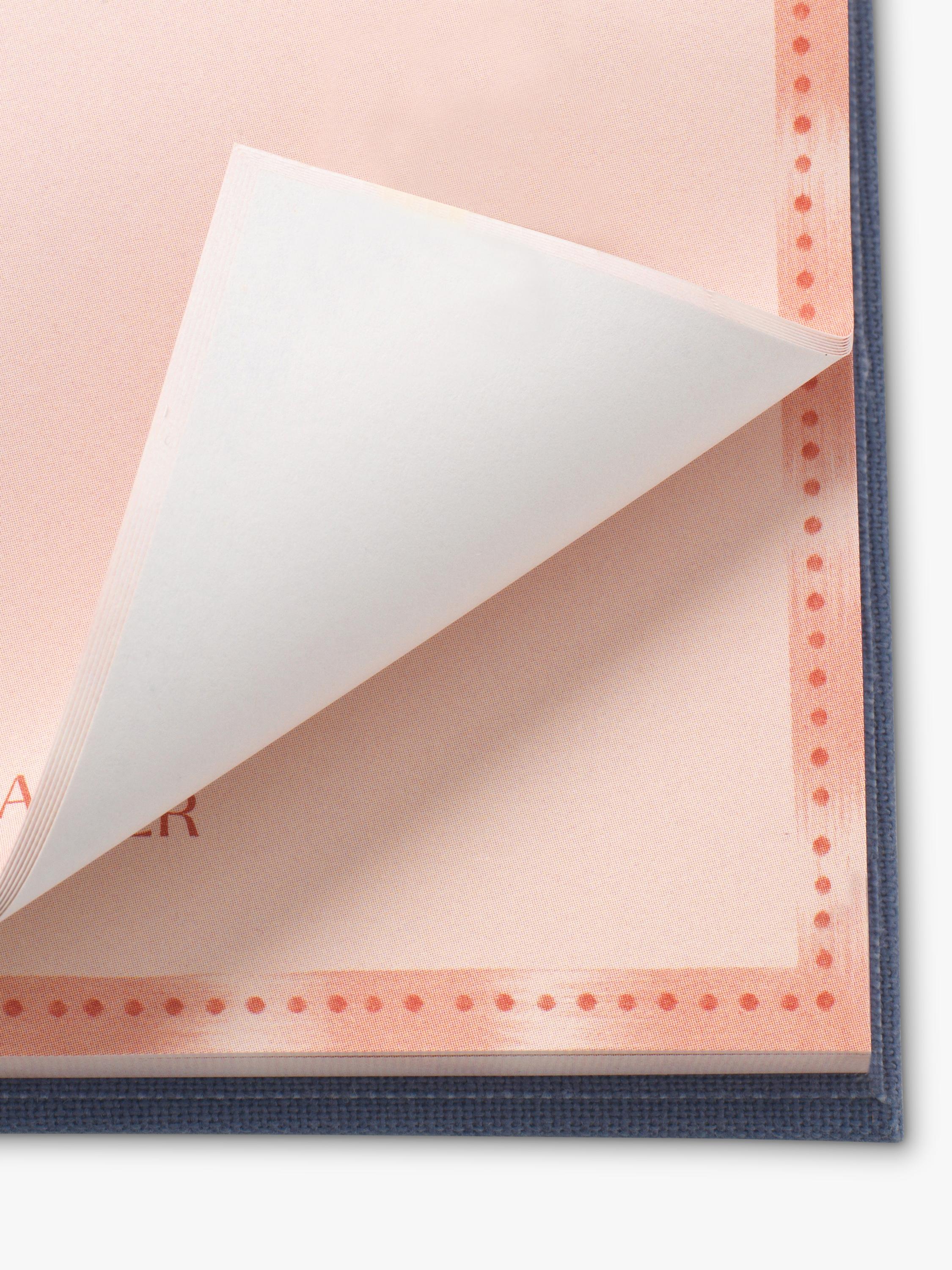 Papier Solar Power notepad denim lined - British brand