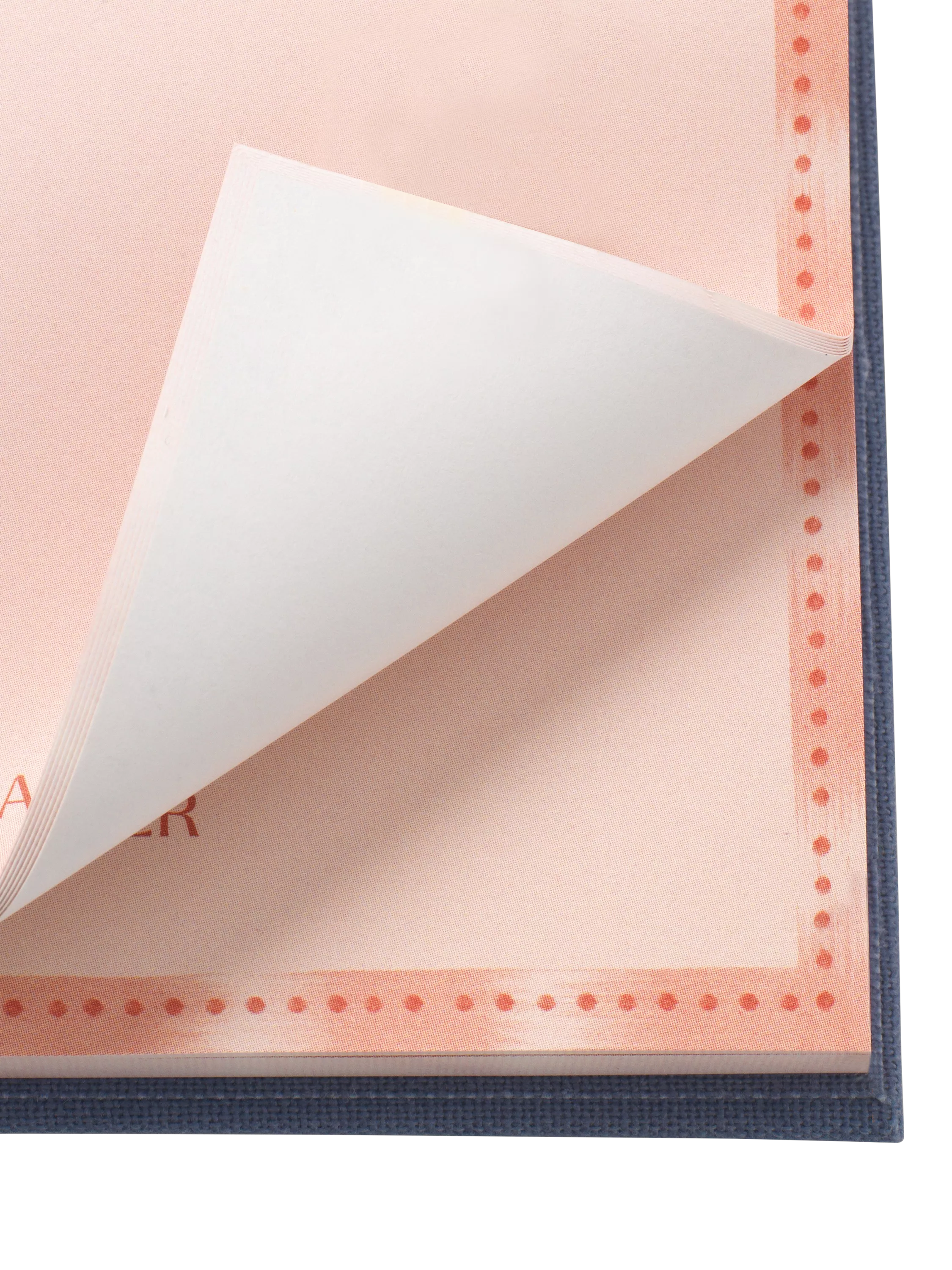 Papier Solar Power notepad denim lined - British brand
