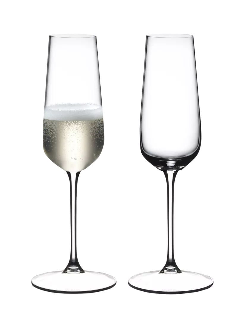 RIEDEL champagne flutes set of 2 250ml - British product