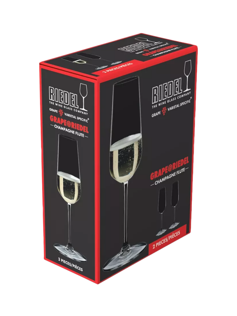 RIEDEL champagne flutes set of 2 250ml - British product