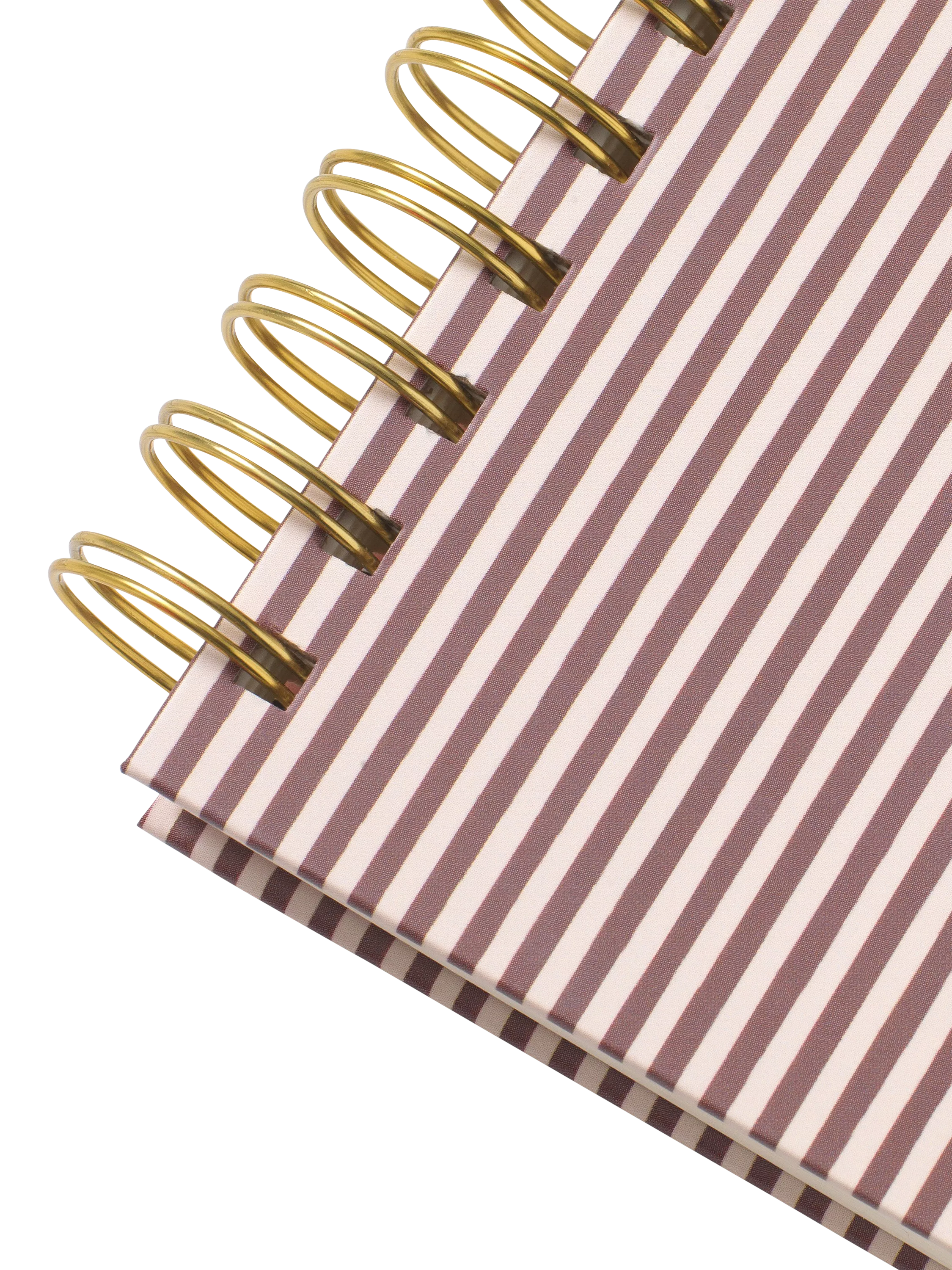 Papier striped bloom notebook beige - British brand