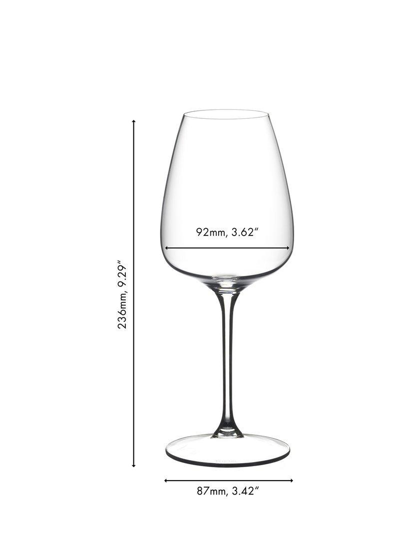RIEDEL crystal white wine glasses set of 2 550ml, imported from the UK