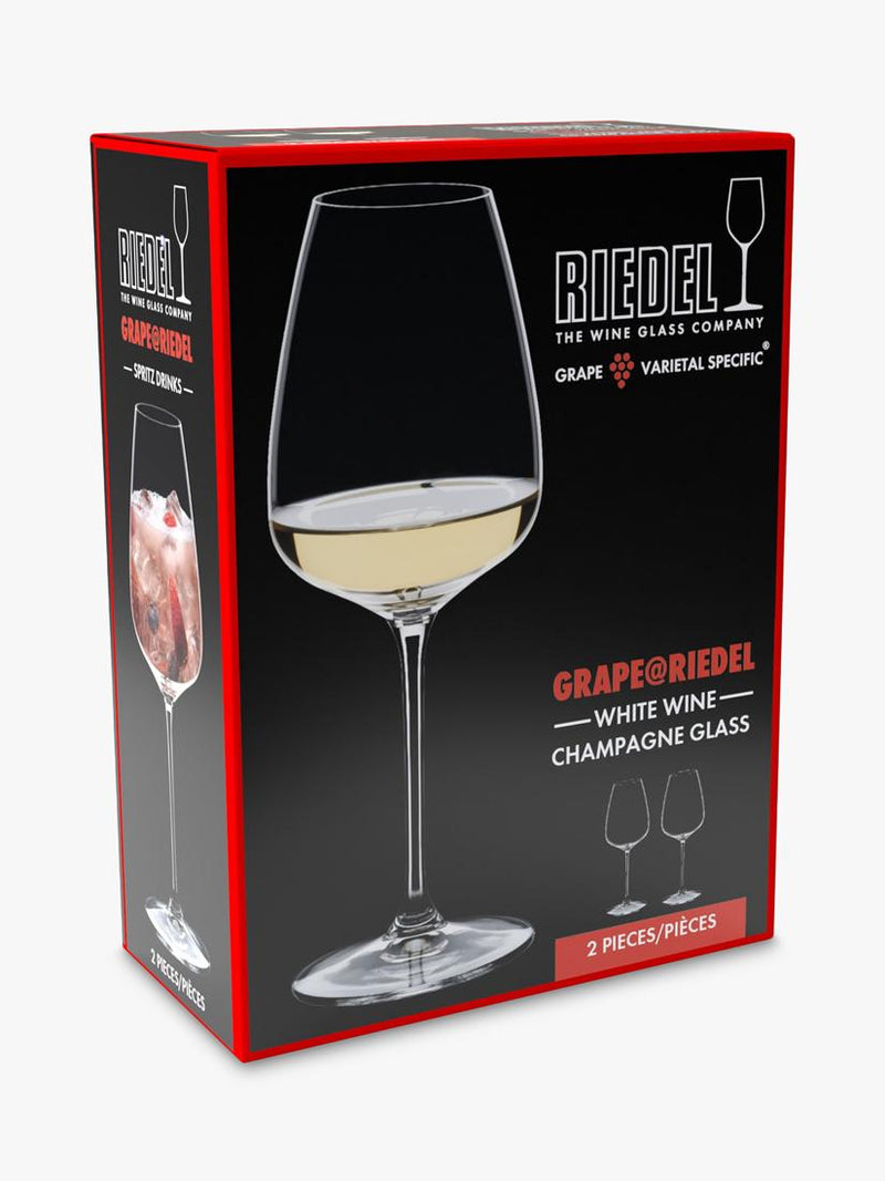 RIEDEL crystal white wine glasses set of 2 550ml, imported from the UK