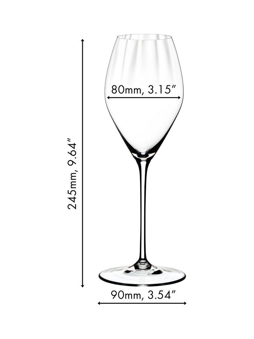 RIEDEL Performance crystal champagne glasses set of 2 375ml, imported from the UK