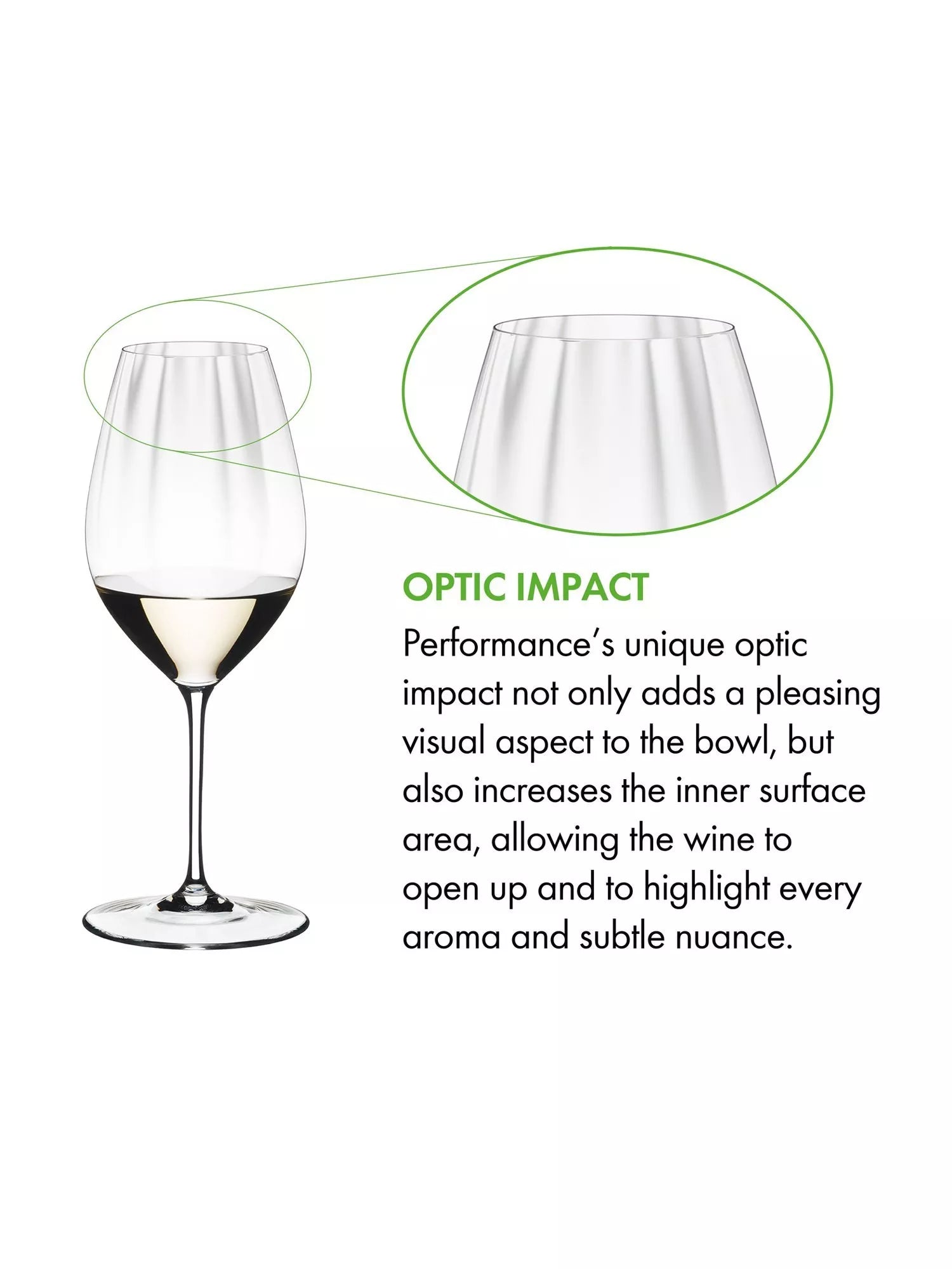RIEDEL crystal glass Riesling wine glass 623ml set of 2, imported from the UK
