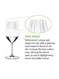 RIEDEL crystal glass Riesling wine glass 623ml set of 2, imported from the UK