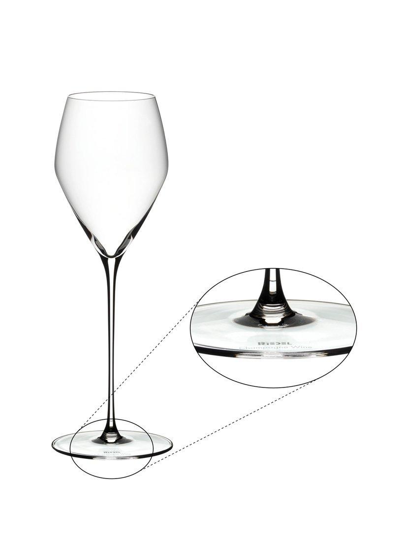 RIEDEL Veloce crystal champagne glasses clear 327ml set, UK version