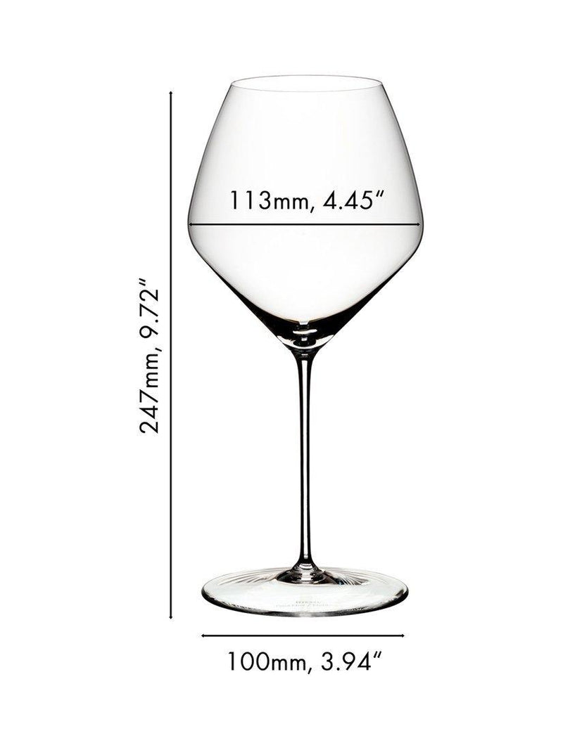 RIEDEL Veloce crystal Pinot Noir wine glass 763ml, imported from the UK
