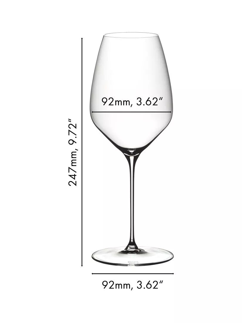 RIEDEL Veloce Riesling wine glass set of 2 570ml - British product