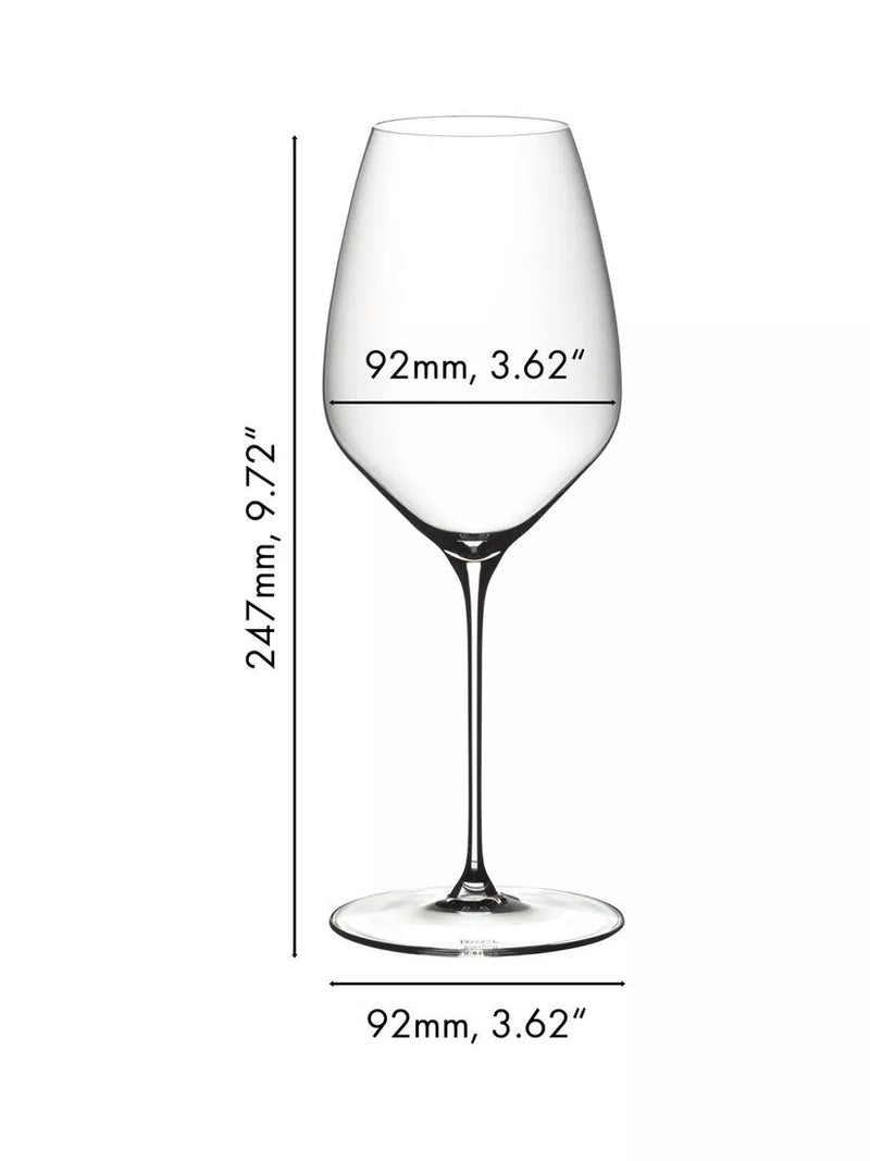 RIEDEL Veloce Riesling wine glass set of 2 570ml - British product