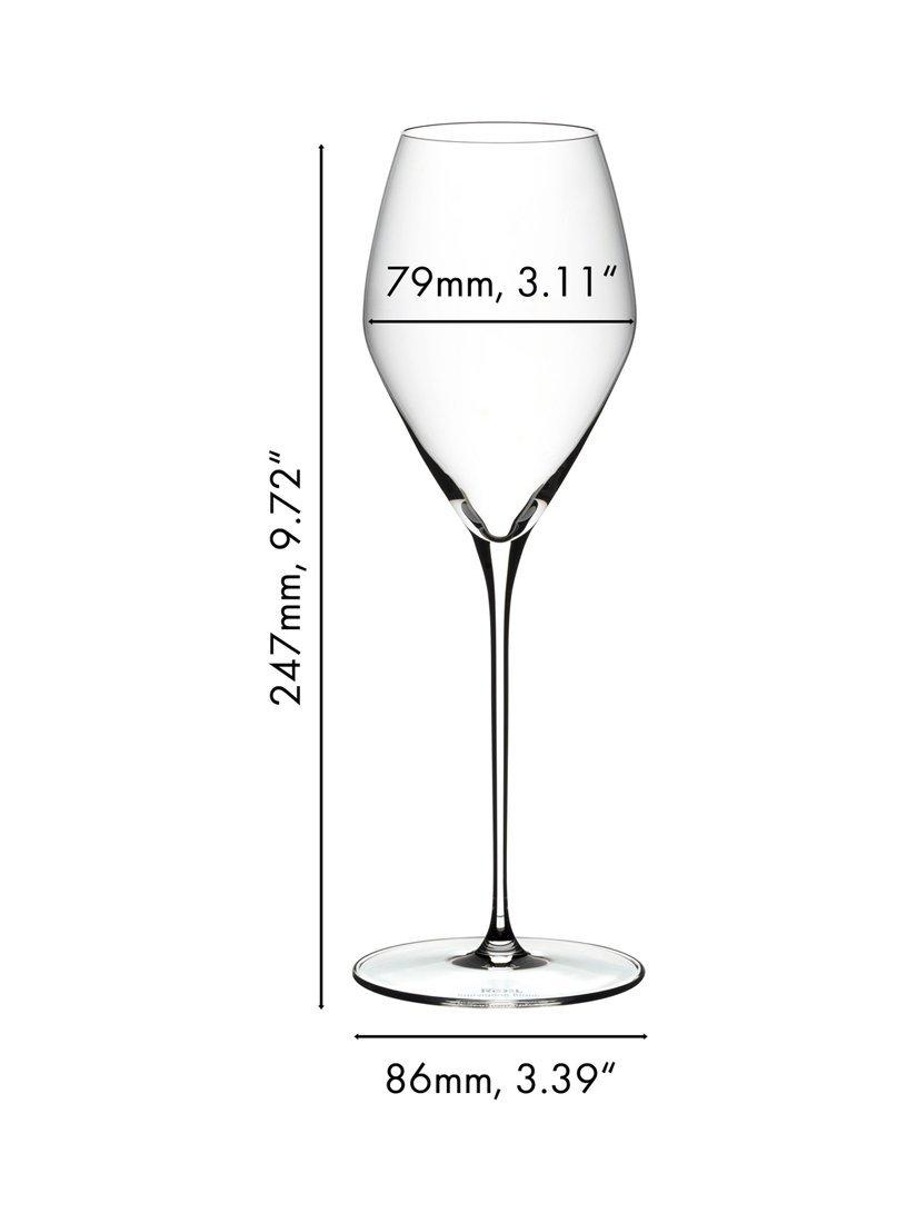 RIEDEL Veloce crystal Sauvignon Blanc wine glass set 347ml, UK version