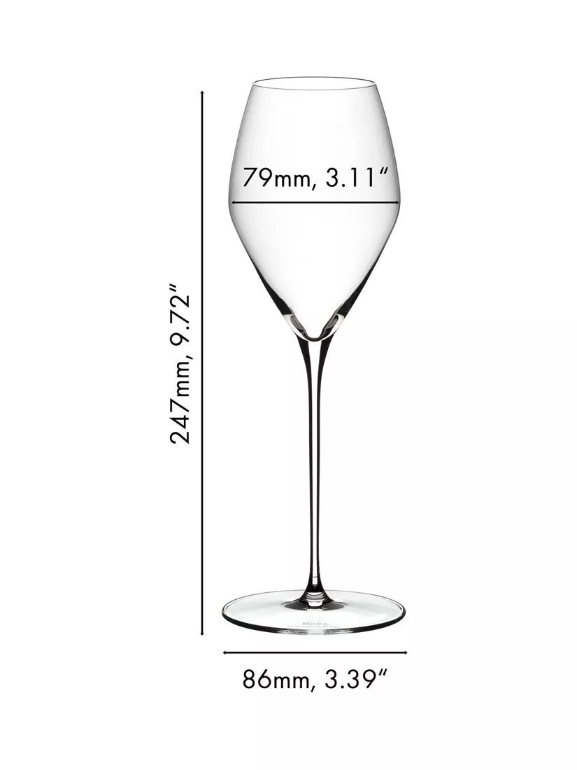 RIEDEL Veloce crystal Sauvignon Blanc wine glass set 347ml, UK version