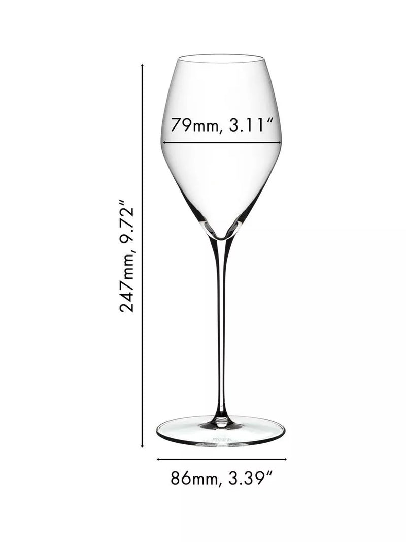 RIEDEL Veloce crystal Sauvignon Blanc wine glass set 347ml, UK version