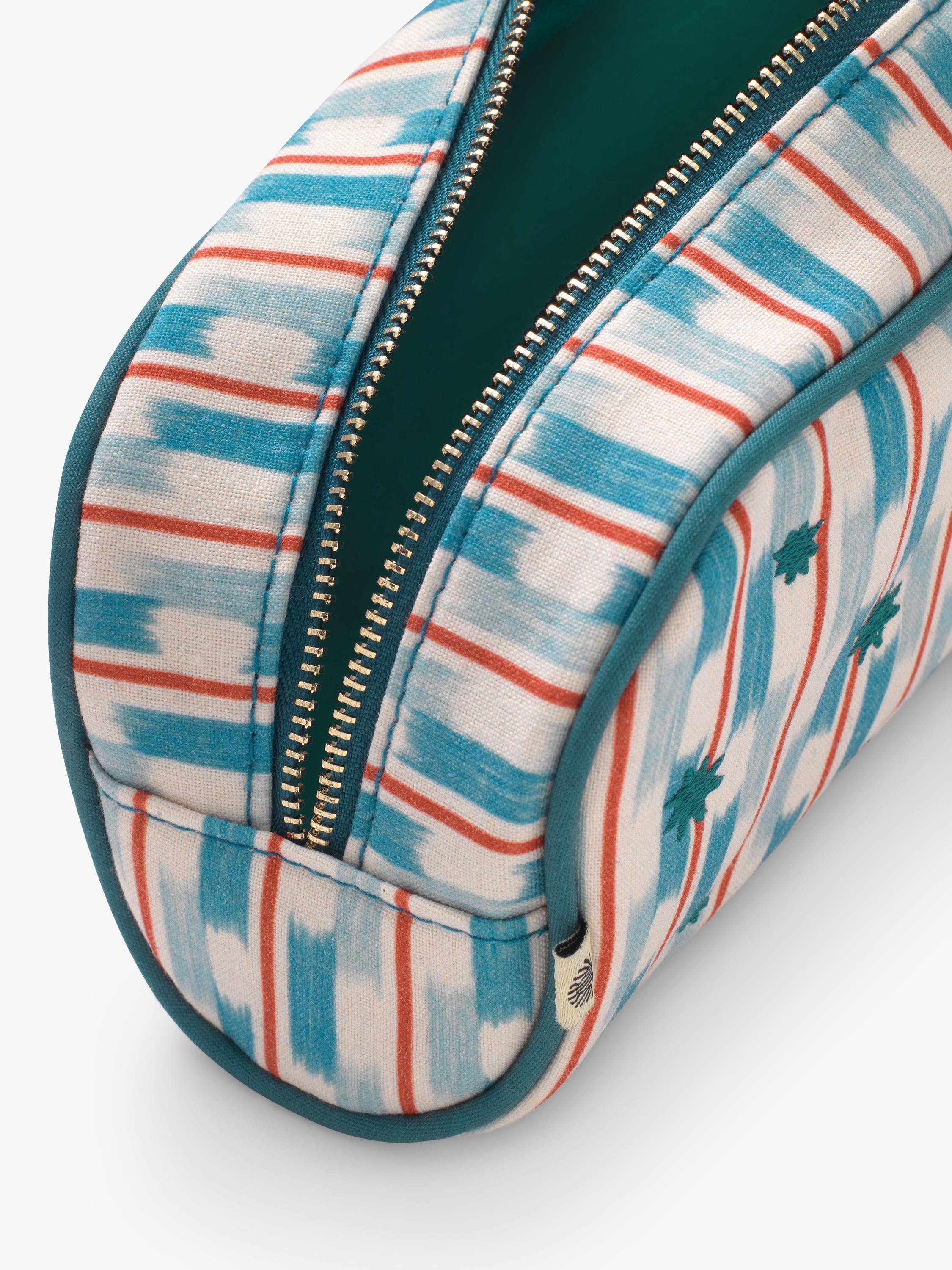Papier cross stitch pencil case blue (British brand)